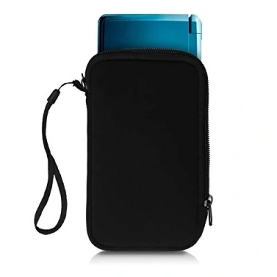 Obrázek kwmobile Pouzdro kompatibilní s Nintendo 3DS XL Handheld Herní konzole Neopren v černé barvě