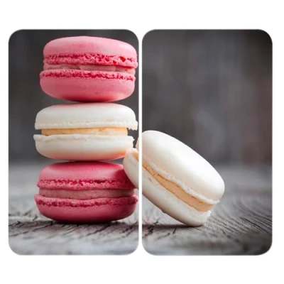 Obrázek Krycí deska na sporák Universal Macarons sada 2 ks