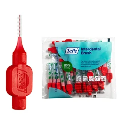 Obrázek Tepe zubní kartáčky, 25 kusů, , 0,5 mm, červená,