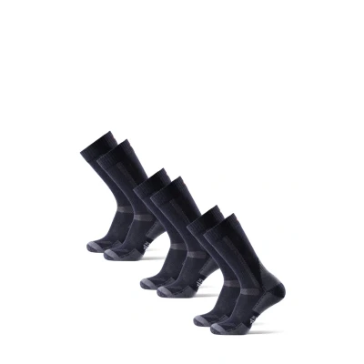 Obrázek DANISH ENDURANCE merino turistické ponožky, termo outdoorové ponožky a trekingové silně polstrované, z vlny, odolné proti bublinám, unisex, pro muže, ženy děti, 3 páry