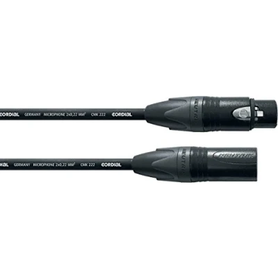 Obrázek CORDIAL Kabel micro XLR 6 m MICROPHONE Select symmetrisch Standard
