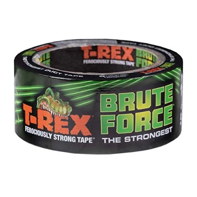 Obrázek T Rex lepicí páska Brute Force, nejsilnější vysoce výkonná páska, Gaffa, vodotěsná zadní strana, 48 mm x 9,1 m, černá