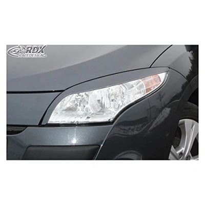 Obrázek Kryty světlometů Renault Megane III 2008 2015 (ABS), nelakované