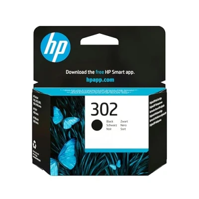 Obrázek HP 302 Originalni inkoustova napln, Cerna