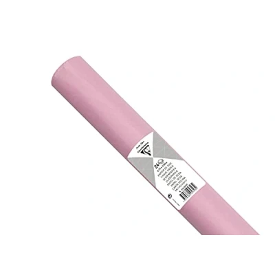 Obrázek Hedvábný papír Clairefontaine 394060C (balení s 24 archy, 50 x 75 cm, 18 g/m², ideální pro dekorace a kutilské projekty), 1 balení, růžový