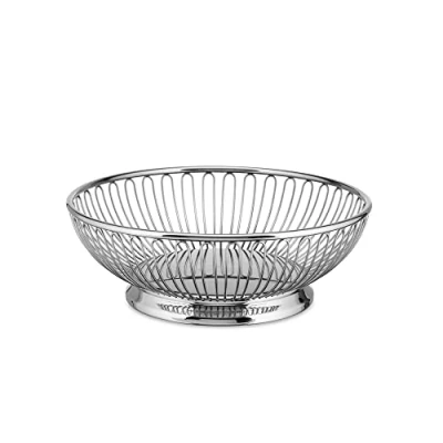 Obrázek Alessi 826/20 kulatý drát designový koš z ušlechtilé oceli 18/10, leštěný, střední