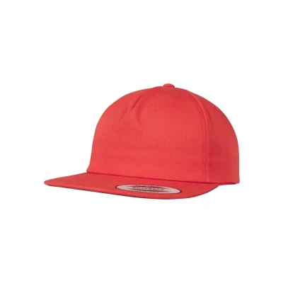 Obrázek Flexfit Unstructured 5PANEL Snapback Kšiltovka, Velikost: One Size, Red