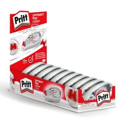 Obrázek Pritt 9H PCK4K korekční váleček Compact Flex, 4,2 mm x 10 m, displej