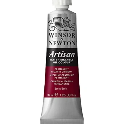 Obrázek Winsor &amp; Newton 1514468 Artisan wassermischbare Ölfarbe, hohe Pigmentkonzentration, gute Deckkraft Lichtechtheit 37ml Tube, Permanentalizarinkarmesin