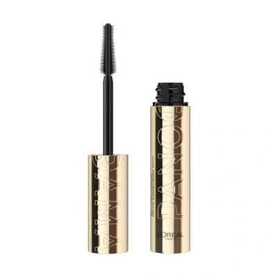 Obrázek L&#039;Oréal Paris Mascara, řasenka pro extra definici a objem, s panoramatickým kartáčem efektem, Volume Million Lashes, černá (černá), 1 x 10,5 ml