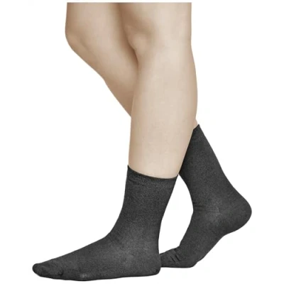 Obrázek vitsocks Dámské ponožky MERINO 80 % vlna teplá měkká (3x balení) jednobarevné a s pruhy, Černá (3 páry)