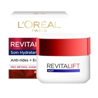 Obrázek L&#039;Oréal Paris Revitalift hydratační péče pro noc, proti vráskám a extra Fermeté, anti aging, 50 ml
