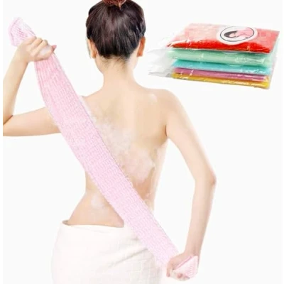 Obrázek Kulannder 5 kusů peelingových osušek nylon japonský peeling tělo sprcha exfoliating žínka ručník čisticí houbičky pro ženy i muže