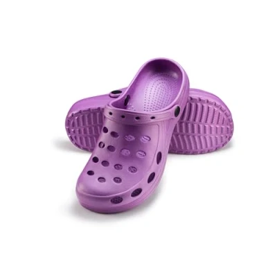 Obrázek ESTRO zahradní boty dámské dřeváky pánské lehké Clogs Unisex Garten A02, fialová