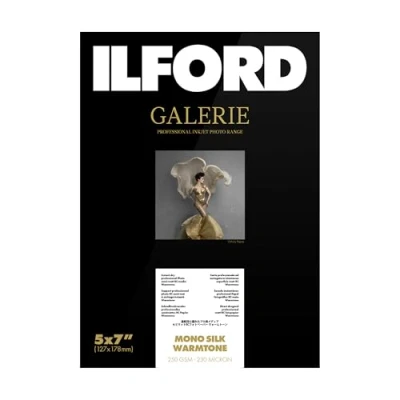 Obrázek ILFORD GALERIE Mono Silk Warmtone 250 gsm 5x7 Zoll 127 mm x 178 100 Blatt