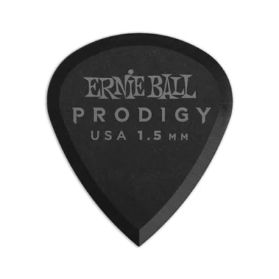 Obrázek Ernie Ball 1,5 mm Mini Prodigy Plektren, 6er Pack, Schwarz