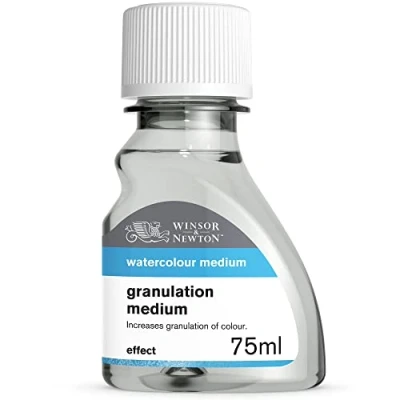 Obrázek Winsor &amp; Newton 2621762 akvarelový granulový barvicí prostředek, propůjčuje akvarelovým barvám mramorovanou nebo zrnitou strukturu, vhodný pro všechny akvarelové barvy 75 ml láhev