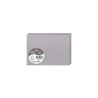 Obrázek Clairefontaine 22332C Packung mit 25 Doppelkarten Pollen, 210g, in Format C6, 110 x 155mm, koalagrau