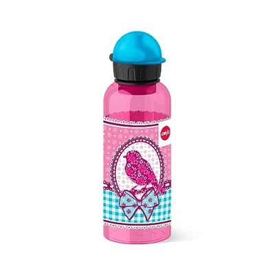 Obrázek Emsa Dětská nápojová láhev , 600 ml, bezpečnostní uzávěr, Teens Birdy Bow, Tritan, 518130
