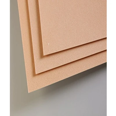 Obrázek Clairefontaine Balení 96012C (s 5 kreslícími archy pastelová mat, 50 x 70 cm, 360 g, ideální pro suché techniky a pastely) sienna