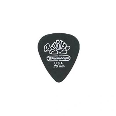 Obrázek JIM DUNLOP Plektrum Tortex Pitch Black 0,73 mm 72 kusů
