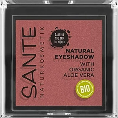 Obrázek SANTE Naturkosmetik Natural Eyeshadow 02 Sunburst Copper, oční stíny, třpytivé barevné odstíny, bio extrakty, veganské, 1,8 g