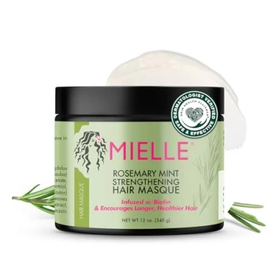 Obrázek Mielle Rosemary Mint posilující vlasová maska, 12 fluid ounces