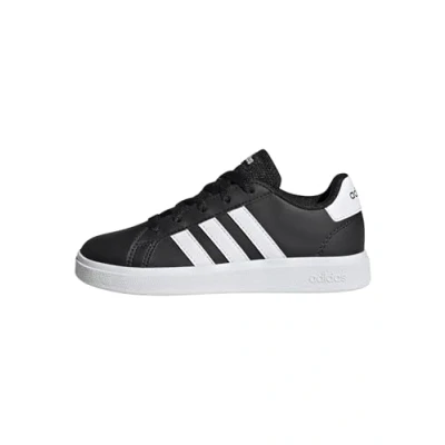 Obrázek adidas Grand Court Lifestyle Tennis Lace Up Shoes Tennisschuhe, Core Black/Cloud White/Core Black, 30.5 EU