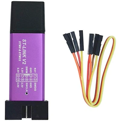 Obrázek ICQUANZX ST Link V2 programovací jednotka Mini STM8 STM32 emulátor Downloader M89 nová (náhodná barva)