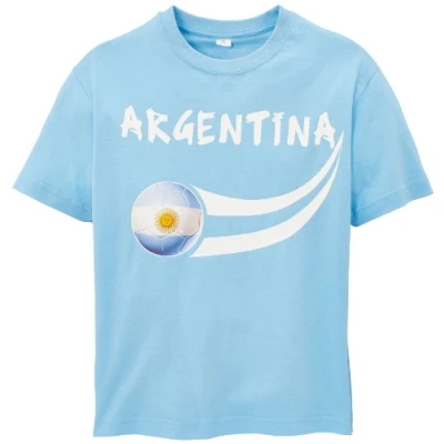 Obrázek Supportershop Argentinischer T Shirt Fan Enfant Bleu Ciel FR: 10/11 (DE) ans (Taille Fabricant: Blau Blue Sky
