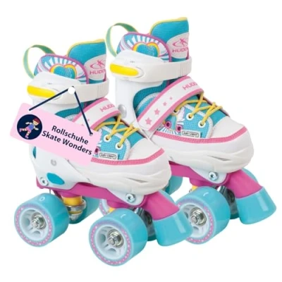 Obrázek HUDORA kolečkové brusle Dětské dívky Skate Wonders Nastavitelné, brusle, Disco Scooters, Gr. 28 31, 22036