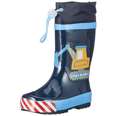 Obrázek Playshoes Baustelle Holínky pro děti, Velikost: 30 31, Bleu boty
