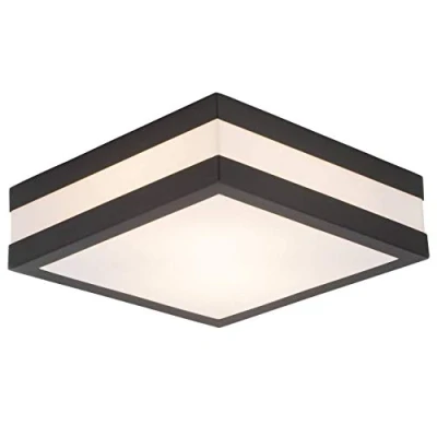 Obrázek Brilliant AG 96233/63 Venkovní stropní svítidlo z oceli/plastu 11 W E27 antracit 1 x 28. 5 8. cm