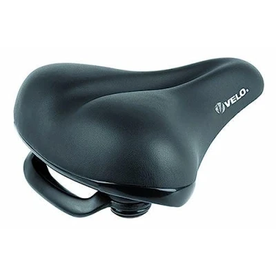 Obrázek Sedlo na kolo Velo Elasto Grip, černé, 26,5 x 22 8 cm
