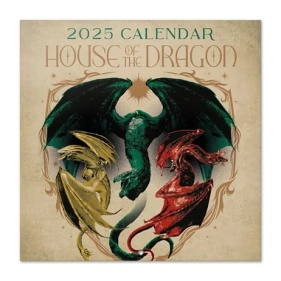 Obrázek Kalender 2025 Wandkalender Grupo Erik Game of Thrones House the Dragon Familienplaner 30 x cm Jahreskalender 12 Monate