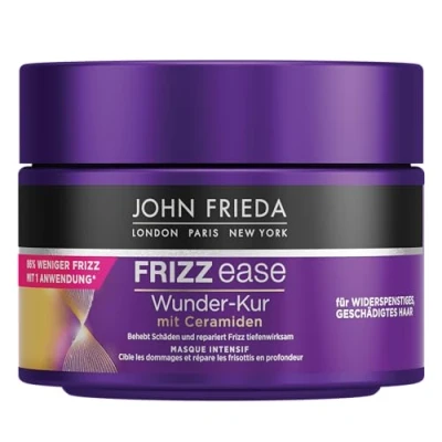 Obrázek John Frieda Frizz Ease Wunder Kur Hloubkově účinná vlasová kúra obsah: 250 ml pro nepoddajné vlasy intenzivní opravy a posílení