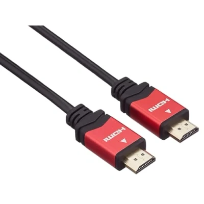 Obrázek PremiumCord 4K High Speed ​HDMI kabel 1 m, kompatibilní s Video 2160p, FULL HD 1080p, Deep Color, 3D, ARC, HDR, 10,2Gbps, pozlacené přípojky, černý, kphdmg1