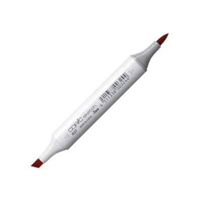 Obrázek COPIC Sketch Marker typ R 27, Cadmium Red, profesionální popisovač štětců, na bázi alkoholu, se super bush špičkou a středním hroadem