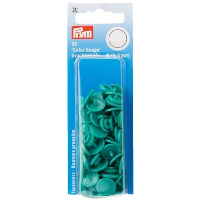 Obrázek Prym 393129 patentka Color Snaps kulatá 12,4 mm zelená, plast,