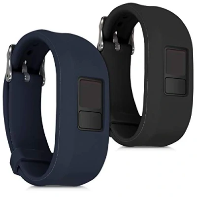 Obrázek kwmobile 2x sportovní náramek kompatibilní s náramkem Garmin Vivofit 3 fitness tracker pásek sada z TPU silikonu