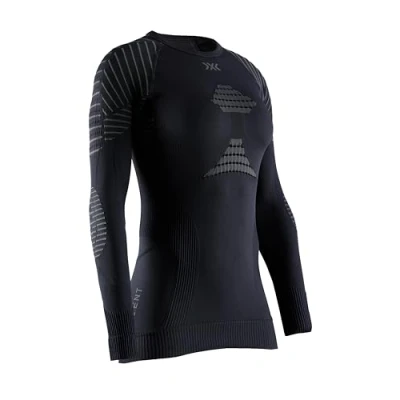 Obrázek X Bionic Dámské Invent Bike Race Zip, Short Sleeve Shirt, Dolomite Grey/Magnolia Purple, XL