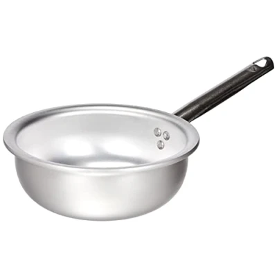 Obrázek Pentole Agnelli Linea Alluminio Professionale Mantecare Pfanne 5 mm Radiante, Metall, Silber/schwarz, 24 cm