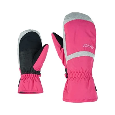Obrázek Ziener Dětské lyžařské rukavice LEJANOS AS / zimní sporty vodotěsné, prodyšné, pop pink, 6 (L)