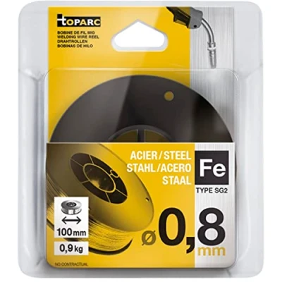 Obrázek GYS Cívka z masivního drátu, průměr 100 mm, ocel, 0,8 0,9 kg, 086609