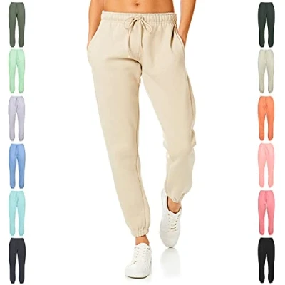 Obrázek Light &amp; Shade Dámské Soft Touch Loungewear kalhoty na jogging Jogger, písek