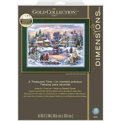Obrázek DIMENSIONS Balení s počítacím vzorem, zlaté, c1