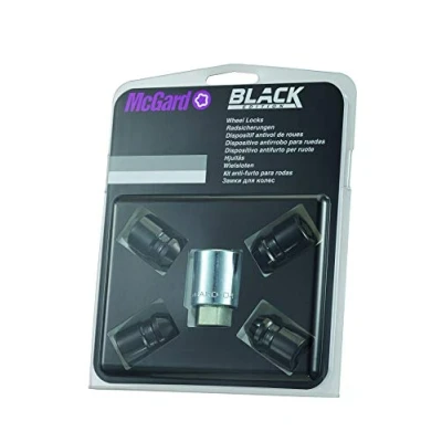 Obrázek 24138SUB kol Rungs matice Sub (Černá) 1/2 x 20, kužel sedadlo, celková délka 37,0 mm, SW19, klíče průměr 27,7 mm