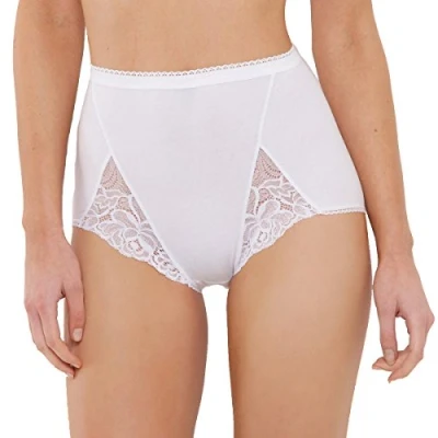 Obrázek Playtex dámská maxi bavlna a krajka x 2, bílá