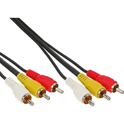 Obrázek InLine 89602 Cinch kabel, audio/video 3x Cinch, konektor / konektor, 2 m
