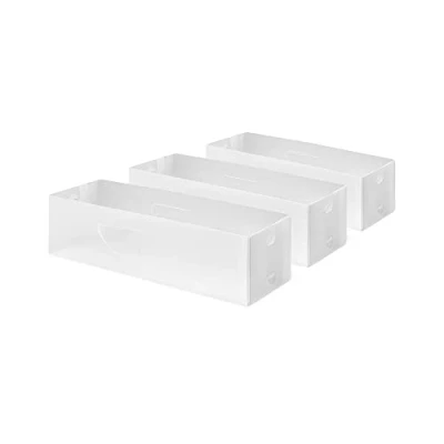 Obrázek Compactor Optimo Set 3 Organizer, Medium, 30 x 10,5 8 cm, Kunststoff, weiß transluzent, RAN6321